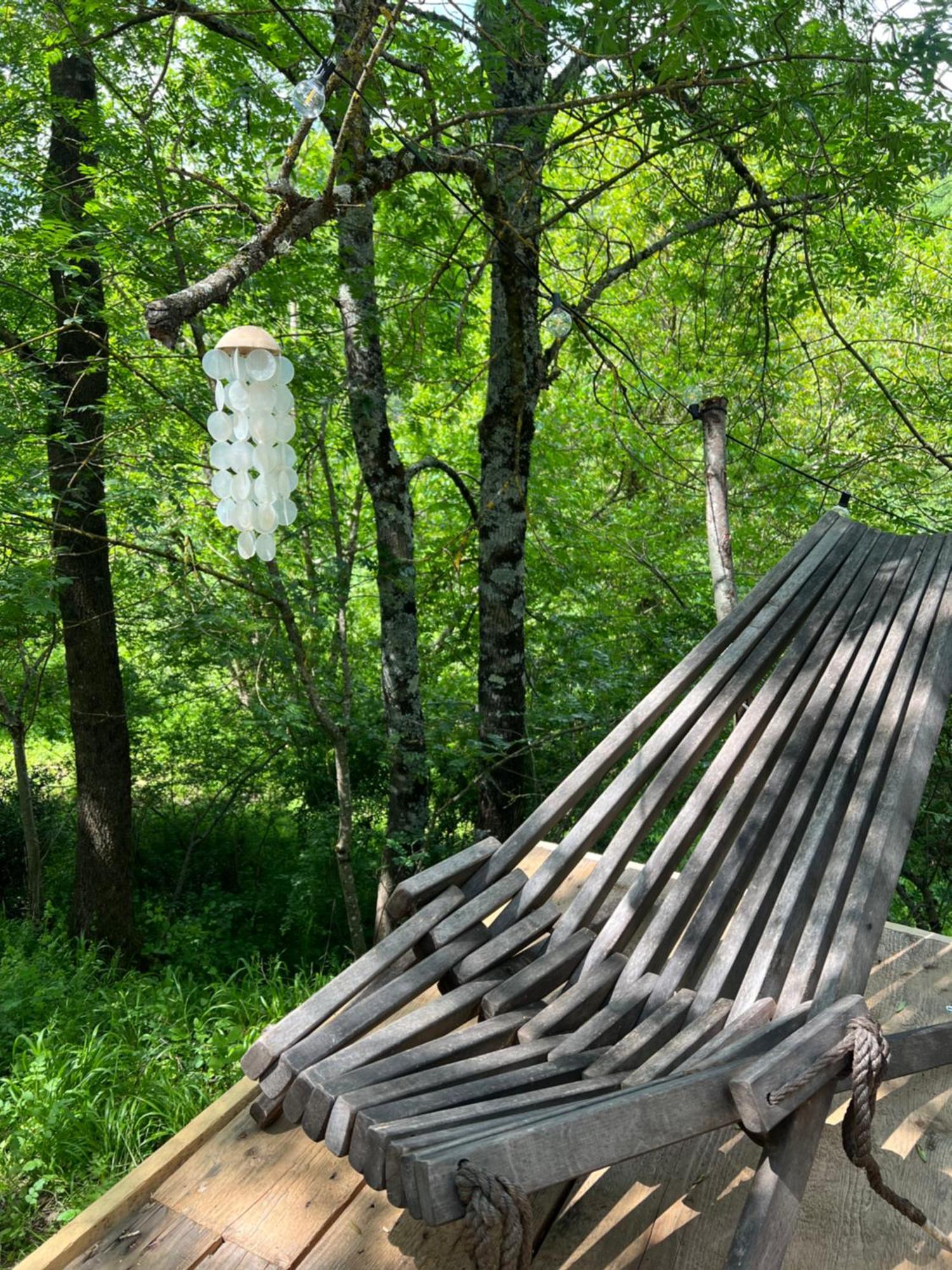 Tente Lodge En Pleine Nature Sumène Extérieur photo